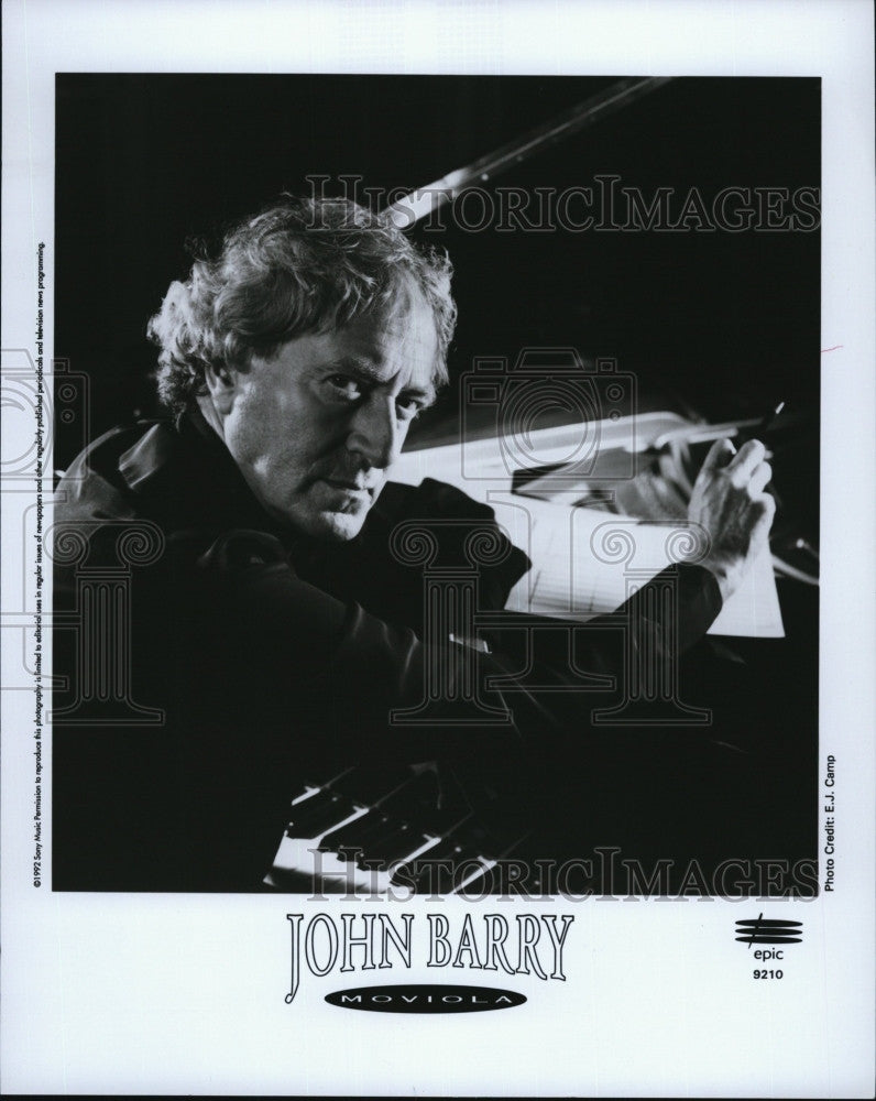 Press Photo Musician, composer  John Barry on Epic label - Historic Images