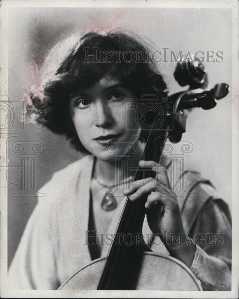 1981 Press Photo Cellist Cecylia Barczk - Historic Images