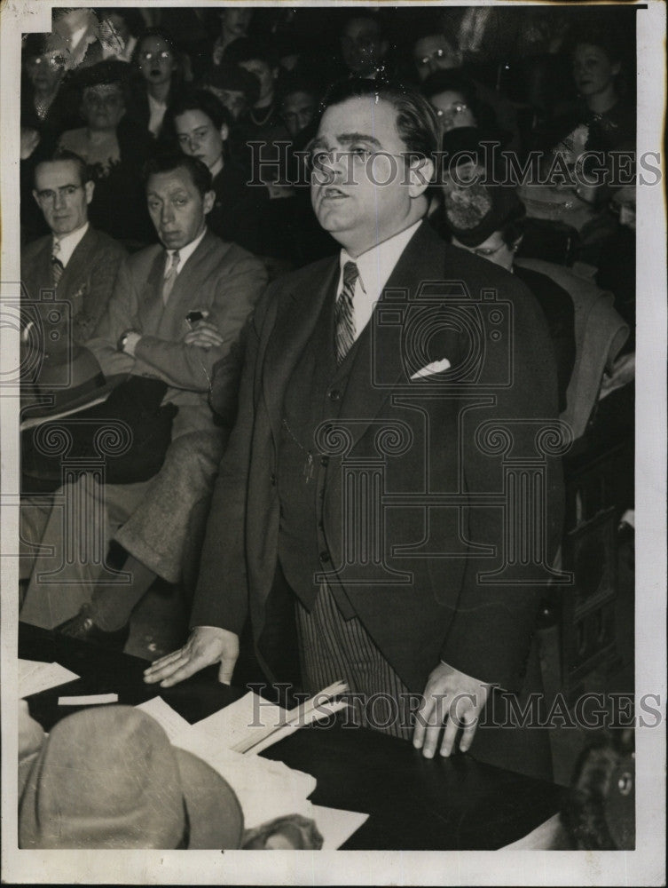 Press Photo Rabbi Joshua Liebman Temple Israel At Boston State House - Historic Images