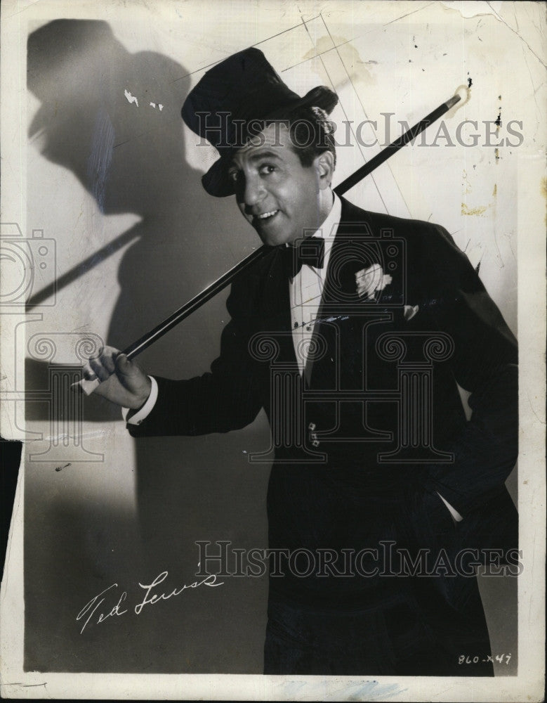 1936 Press Photo Ted Lewis Orchestra &quot;Rhythm Rhapsody Revue&quot; - Historic Images