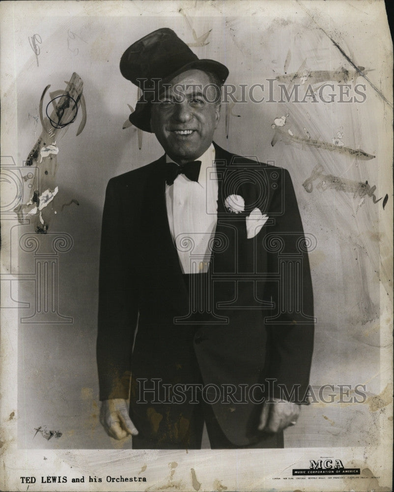 1950 Press Photo Ted Lews and his Orchestra - Historic Images