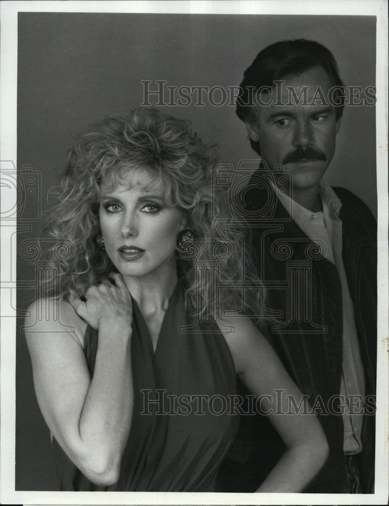 1988 Press Photo Ben Masters &amp; Morgan Fairchild in &quot;Street of Dreams&quot; - Historic Images