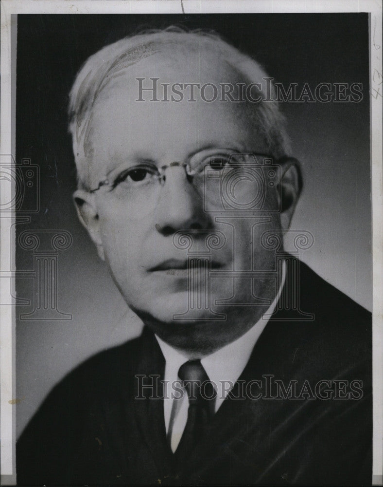 1954 Press Photo Judge Charles Fairhurst of Greensfield, Mass - Historic Images