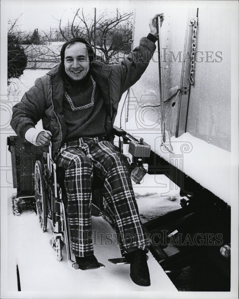 1978 Press Photo Dr Frederick A.Fay, paraplegic lobbist - Historic Images