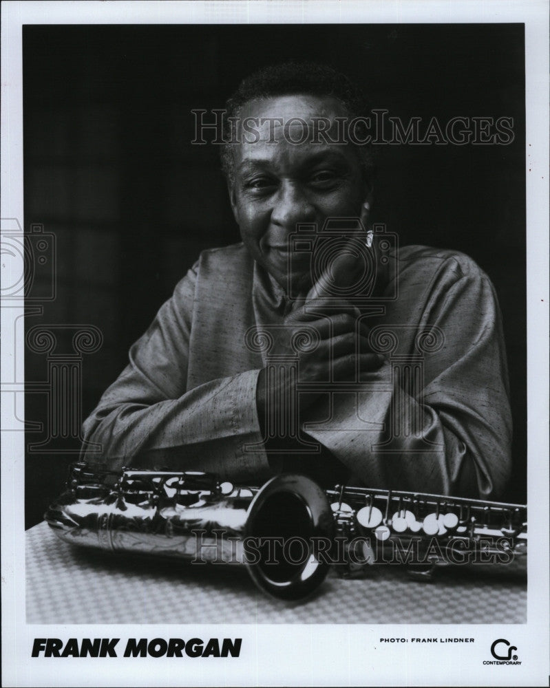 1989 Press Photo Jazz saxophonist Frank Morgan - Historic Images