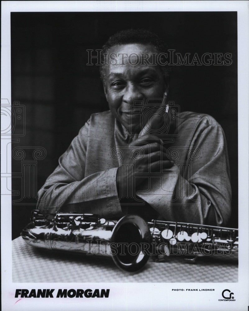 1989 Press Photo Jazz musician and saxophonist Frank Morgan - Historic Images