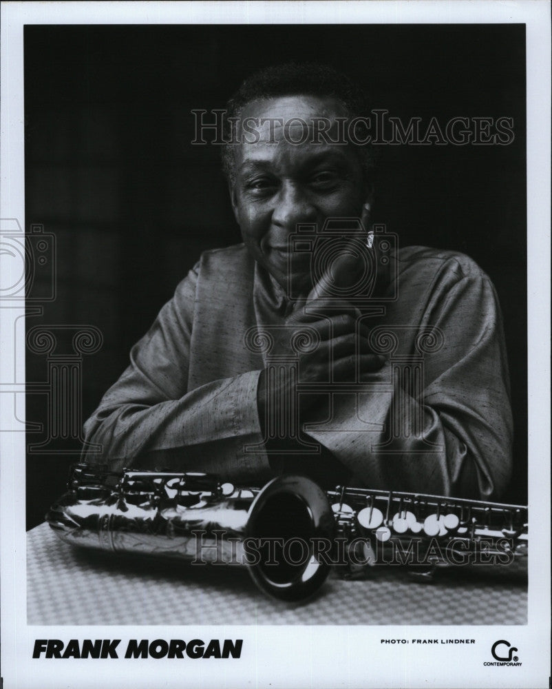 Press Photo Frank Morgan, Jazz saxophonist - Historic Images