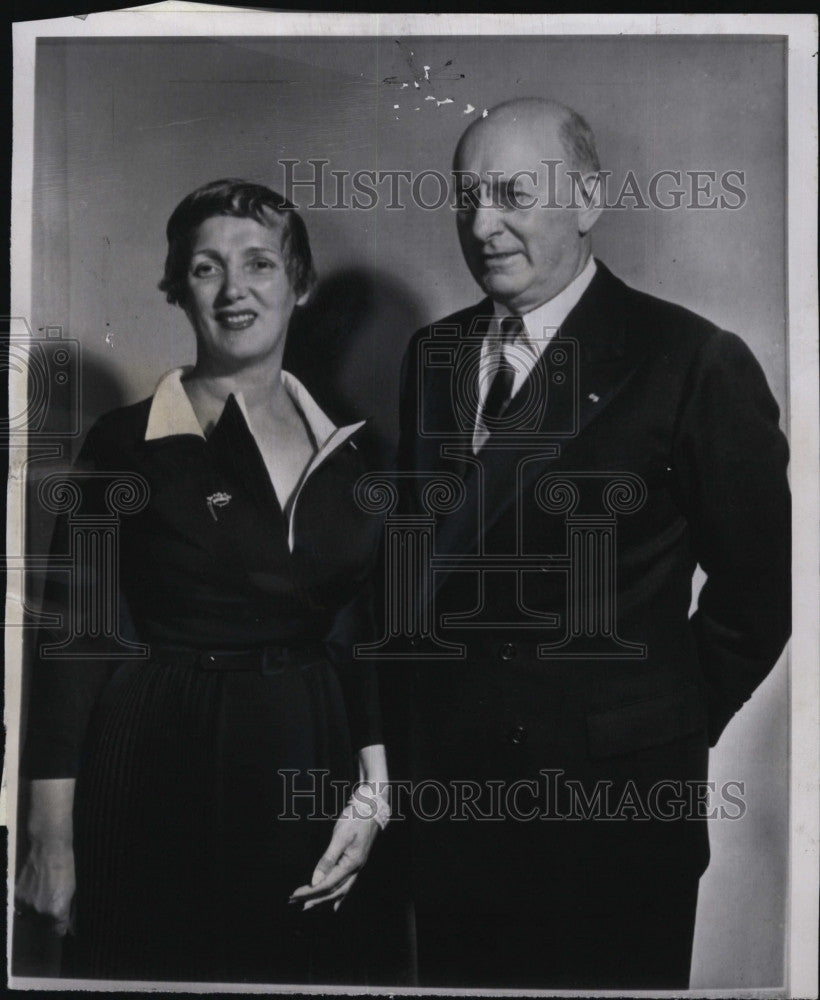 1951 Press Photo Former treasury Secretary Henry Morgenthau Marries - Historic Images