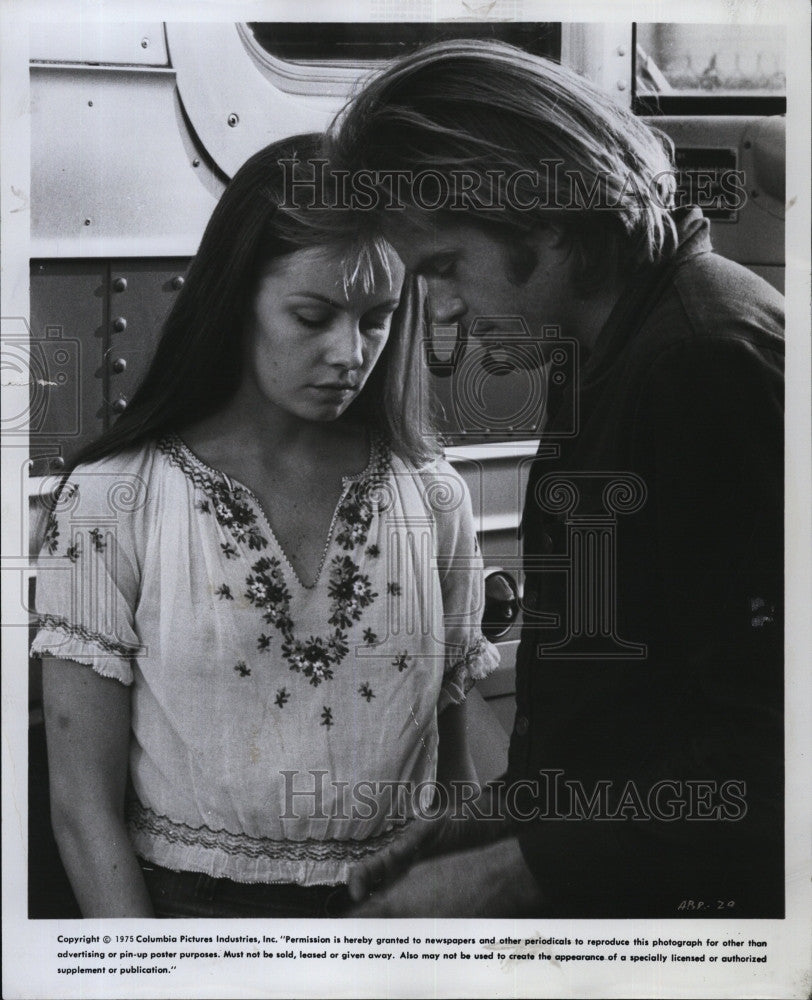 1975 Press Photo Dianne Hull &amp; Paul Le Mat Star In Aloha Bobby &amp; Rose - Historic Images