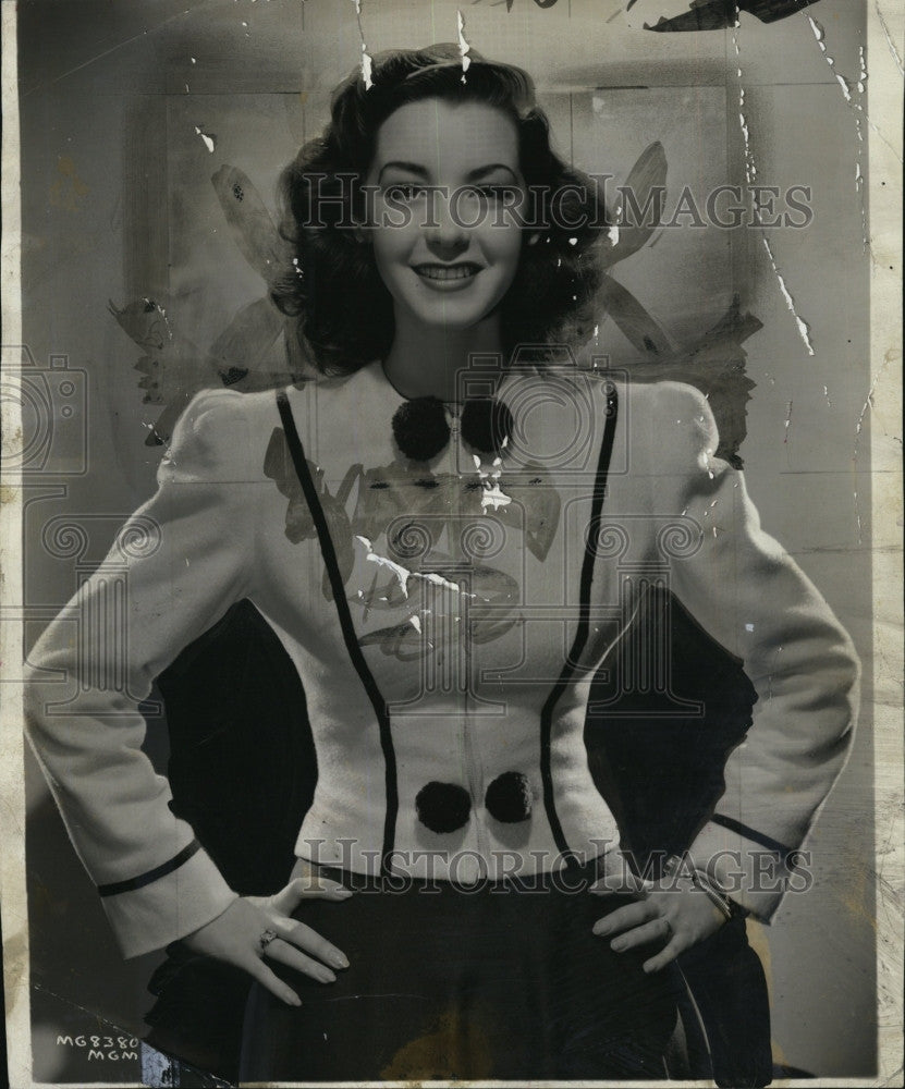 1942 Press Photo  American Film, Theater And Television Actress Marsha Hunt - Historic Images