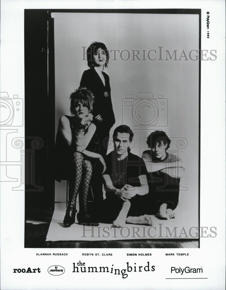 1990 Press Photo &quot;The Hummingbirds&quot;Russback,St Clare,Holmes,Temple - Historic Images