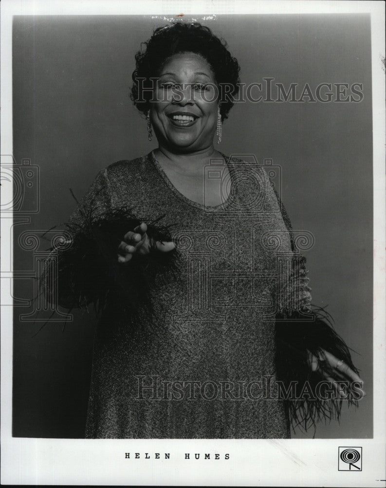 Press Photo Singer entertainer, Helen Humes - Historic Images