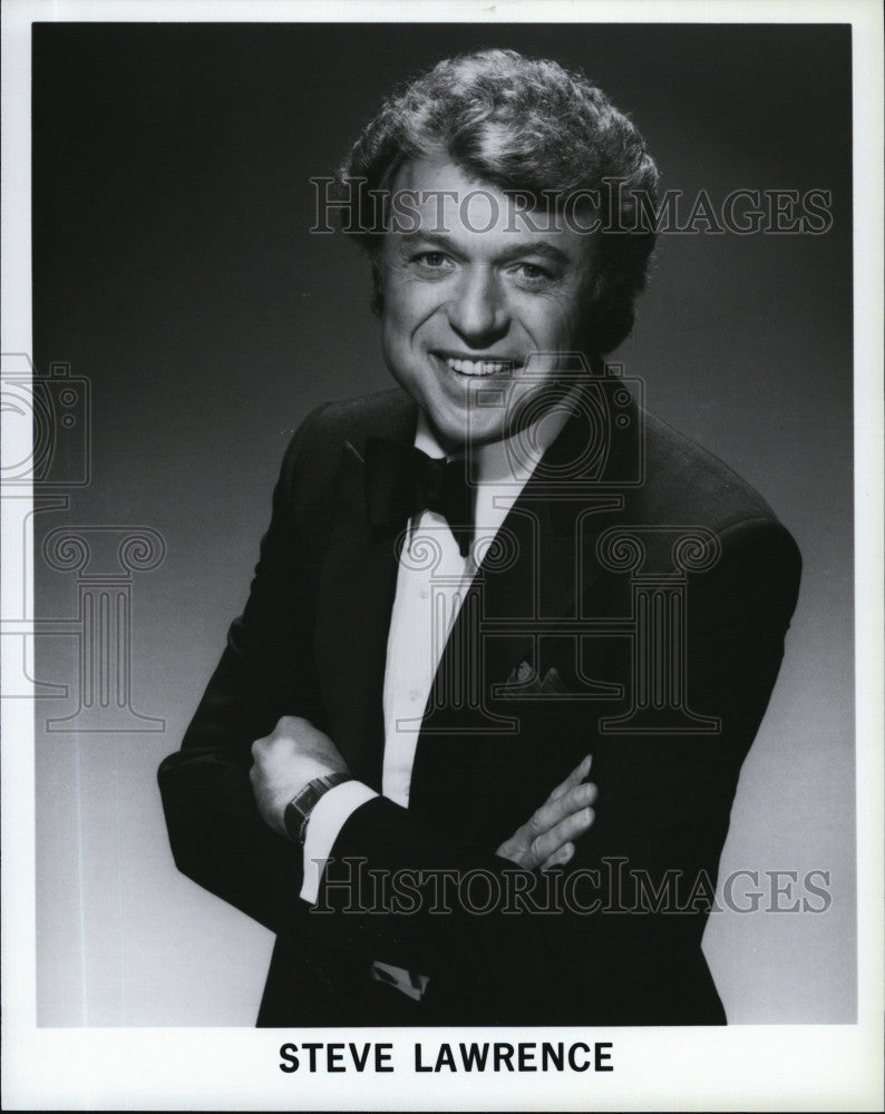 1989 Press Photo Singer Performer Steve Lawrence - Historic Images