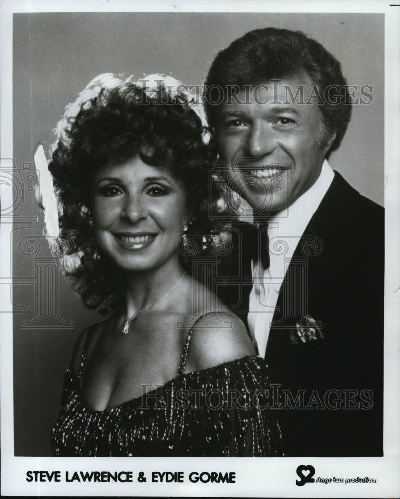 1986 Press Photo Steve Lawrence &amp; Eydie Gorme - Historic Images