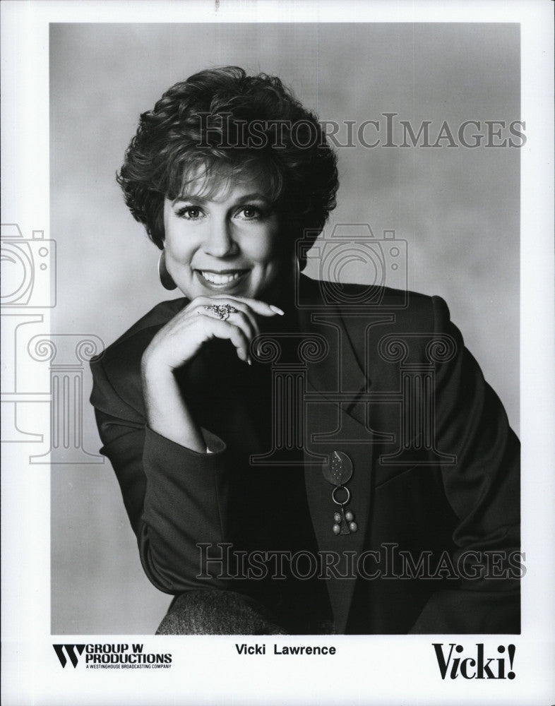 Press Photo Vicki Lawrence  American actress, comedienne, and Singer. - Historic Images