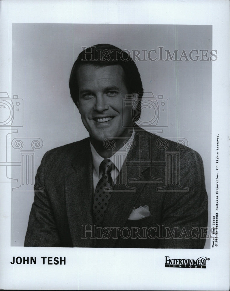 1986 Press Photo American Pianist And Composer Of Pop Music John Tesh - Historic Images