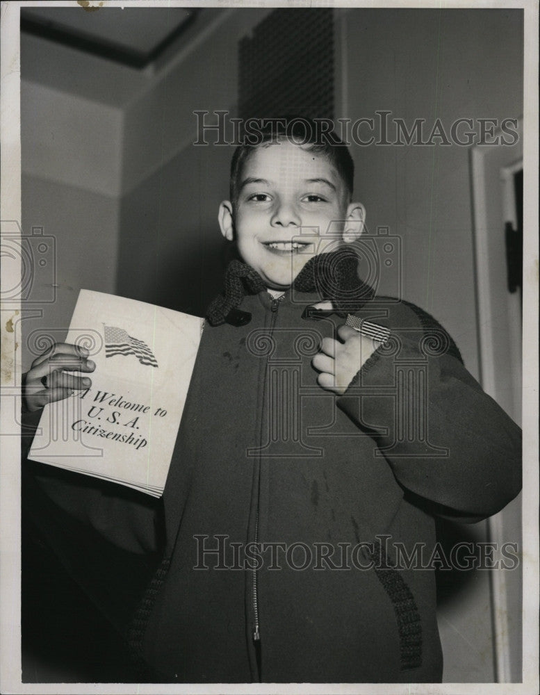 1963 Press Photo Domenic Testa, 8-years-old - Historic Images