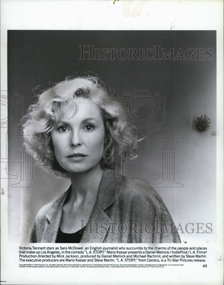 1991 Press Photo Victoria Tennant &quot;L. A. Story&quot; - Historic Images