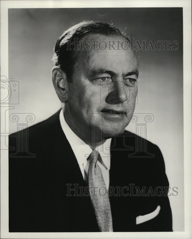 1961 Press Photo Charles C. Barry of Young &amp; Rubicam - Historic Images