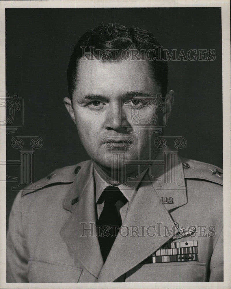 1961 Press Photo Brig. Gen. Charles H. Terhune, Jr. - Historic Images