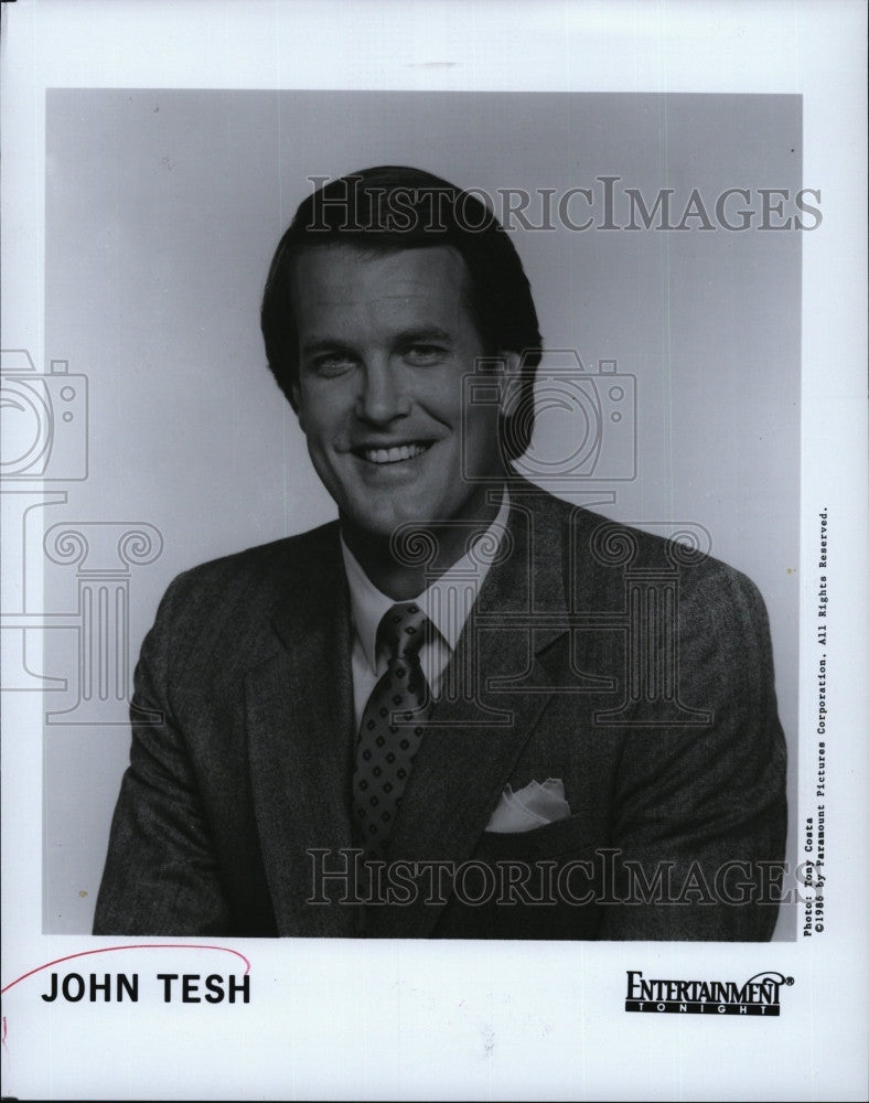 1986 Press Photo American Pianist And Composer Of Pop Music John Tesh - Historic Images