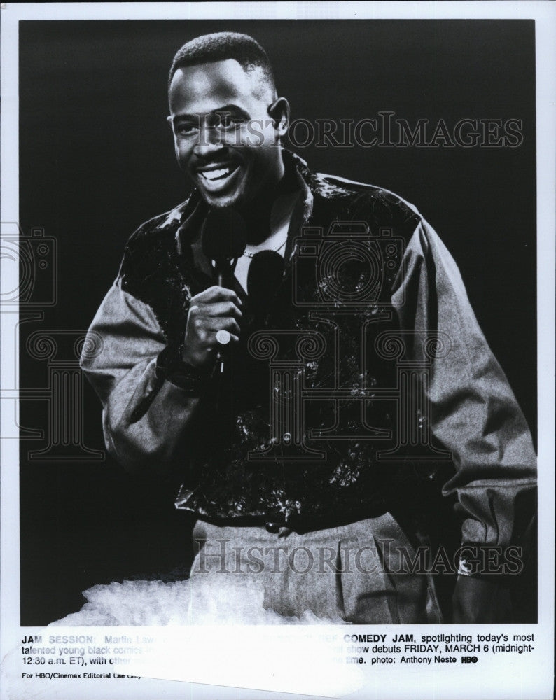 1994 Press Photo Comedian Martin Lawrence &quot;Def Comedy jam&quot; - Historic Images