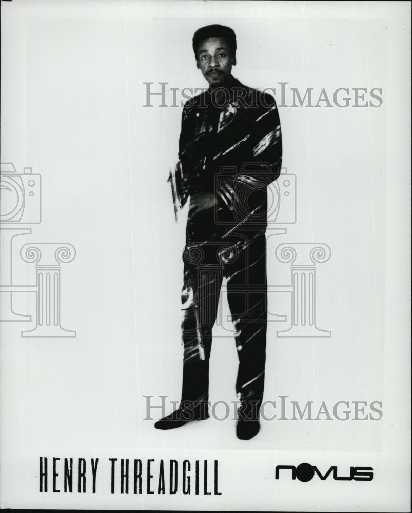 Press Photo Musician Henry Threadgill on Novus  label - Historic Images