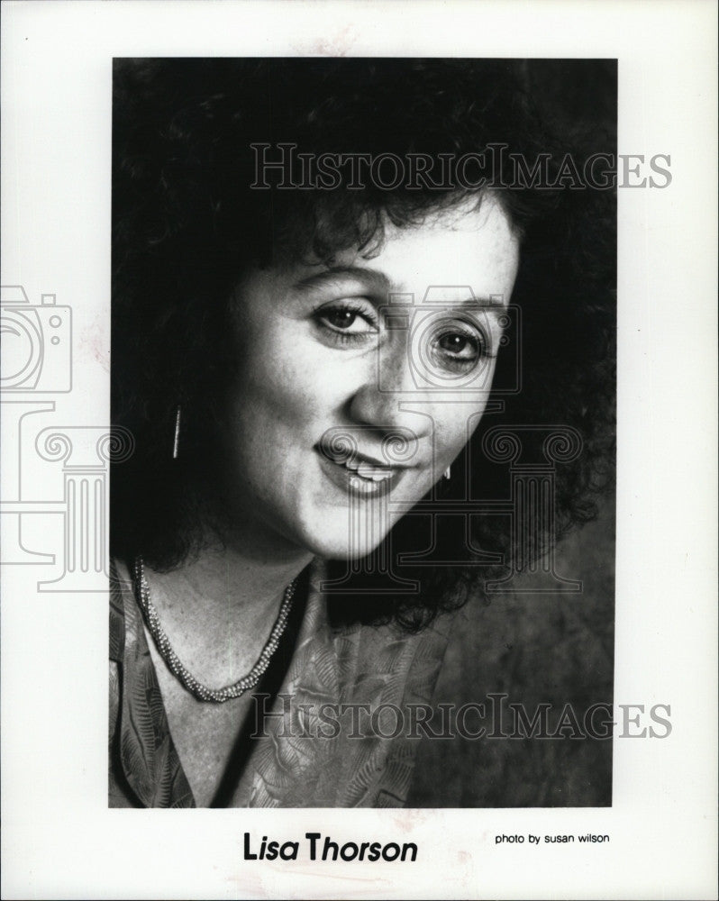 1997 Press Photo Jazz/ cabaret singer Lisa Thorson - Historic Images