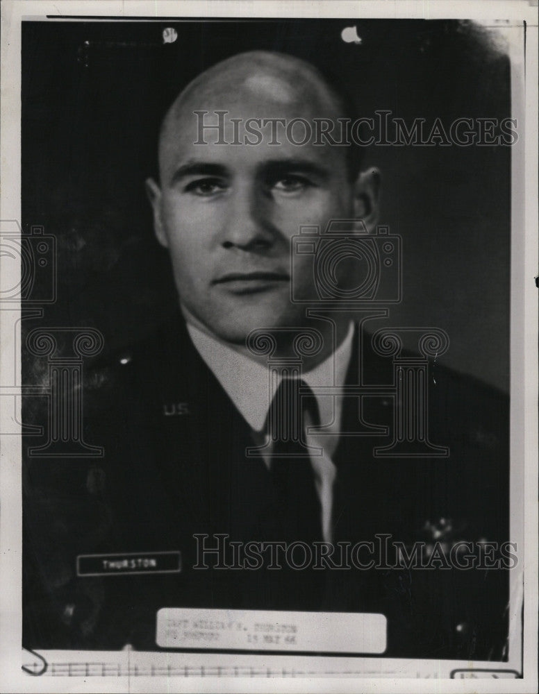 1967 Press Photo Captain William H Thurston Killed in Car Accident - Historic Images