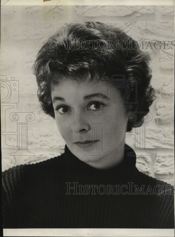 1959 Press Photo  Actress Angela Thornton in &quot;Listen to the Mocking Bird&quot;. - Historic Images