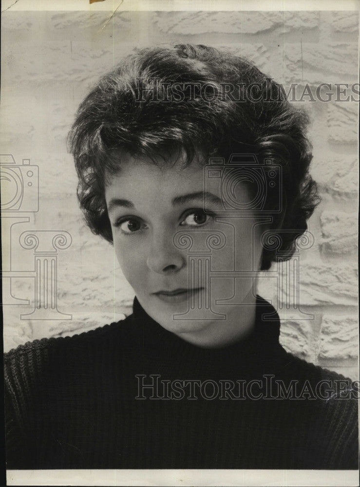 1959 Press Photo  Actress Angela Thornton in "Listen to the Mocking Bird". - Historic Images