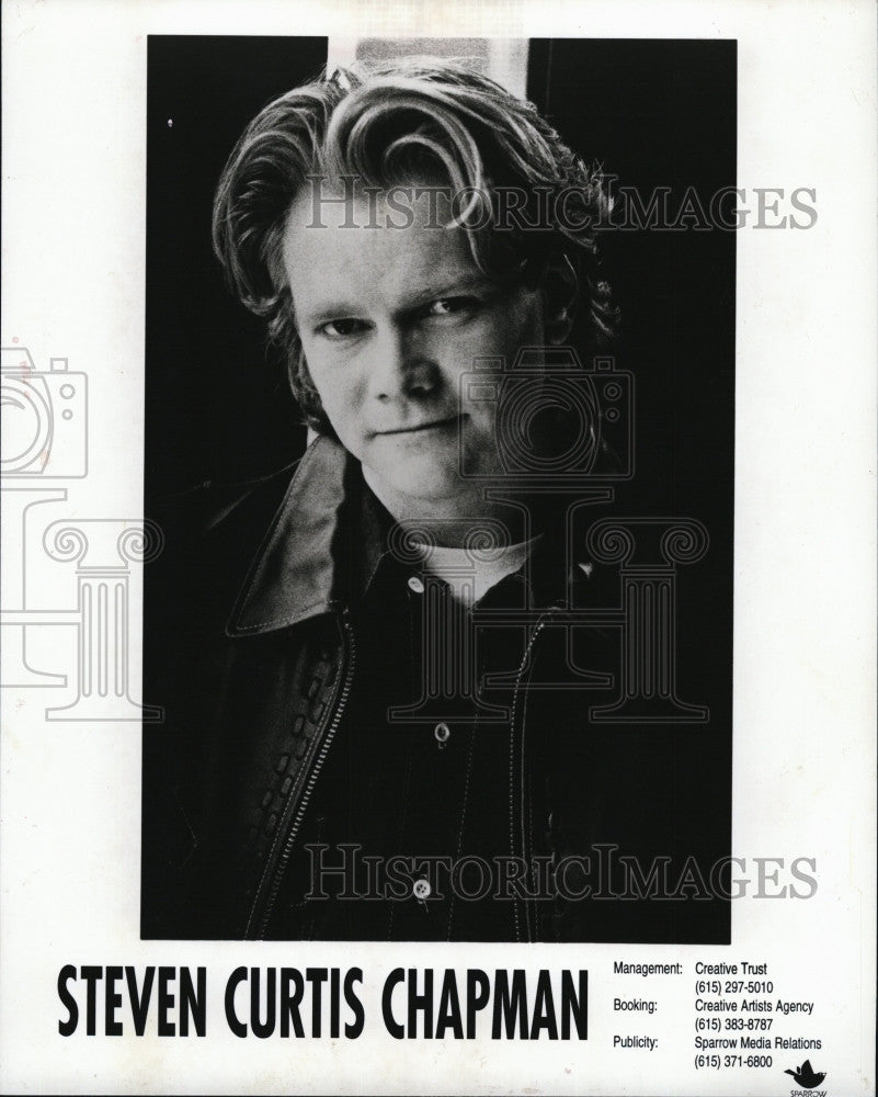 1995 Press Photo   Musician, Songwriter, Record Producer Steven Curtis Chapman - Historic Images