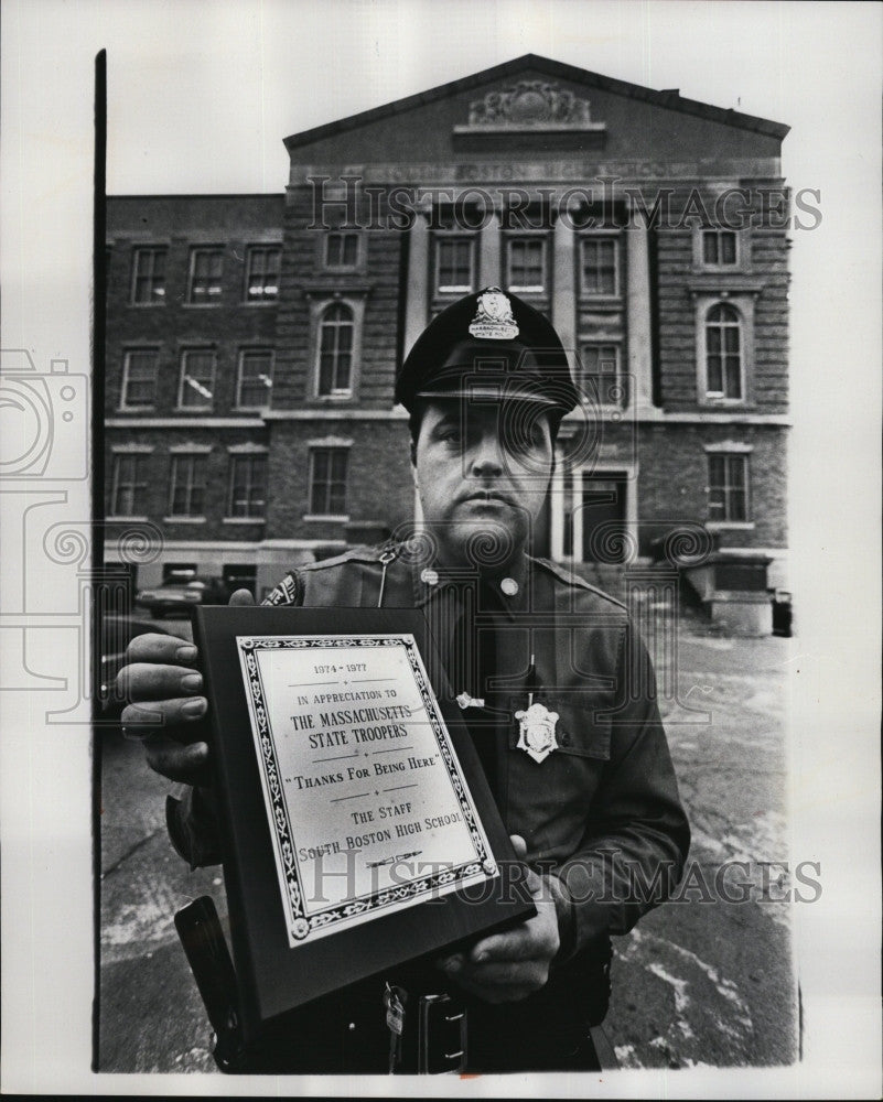 1972 Press Photo Trooper Mark Charest - Historic Images