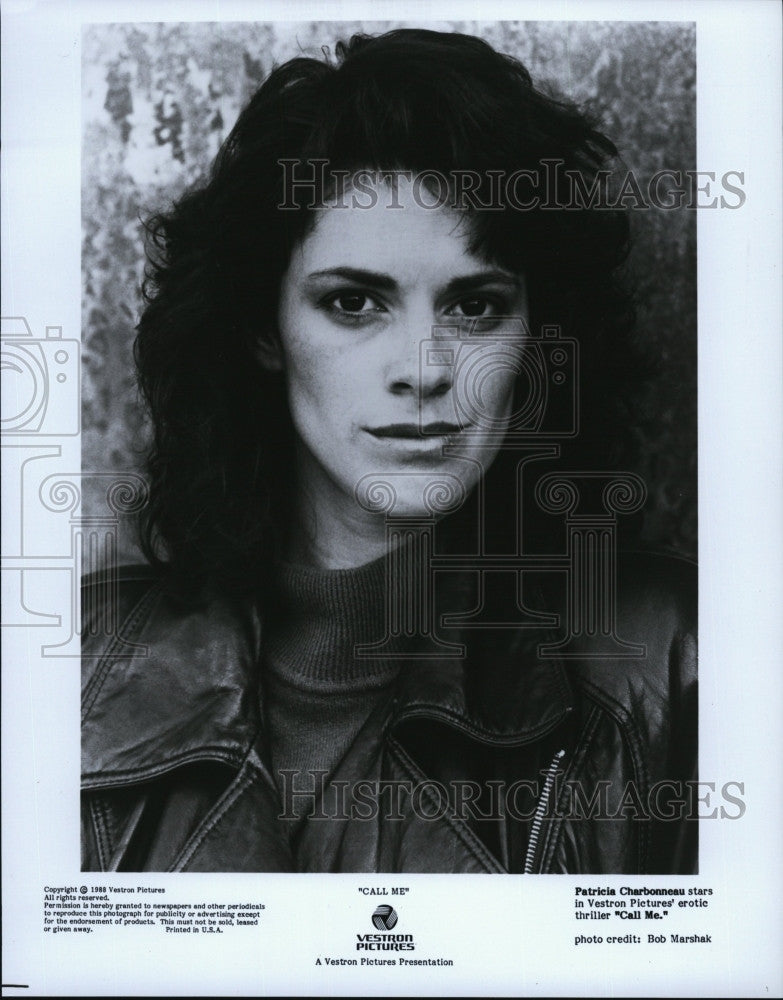 1988 Press Photo Patricia Charbonneau &quot;Call Me&quot; - Historic Images