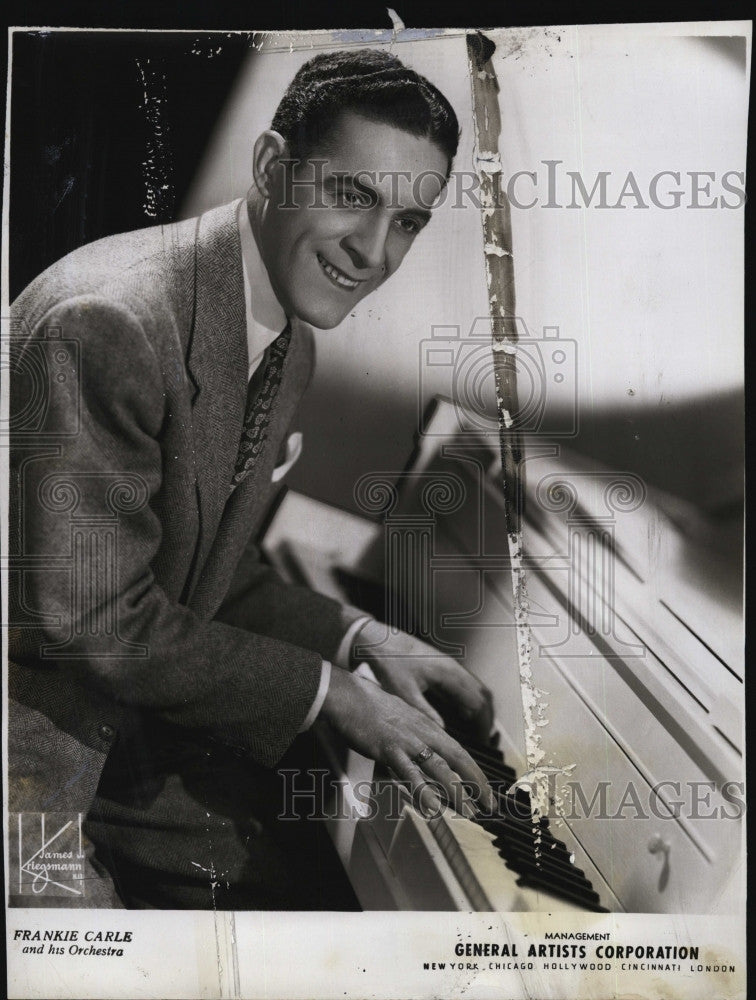 Press Photo Frankie Carle and His Orchestra - Historic Images