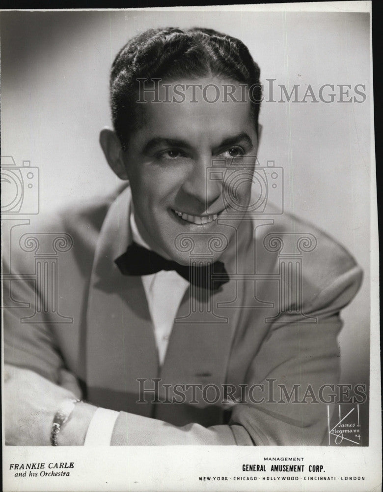 1945 Press Photo Frankie Carle, n American pianist and bandleader. - Historic Images