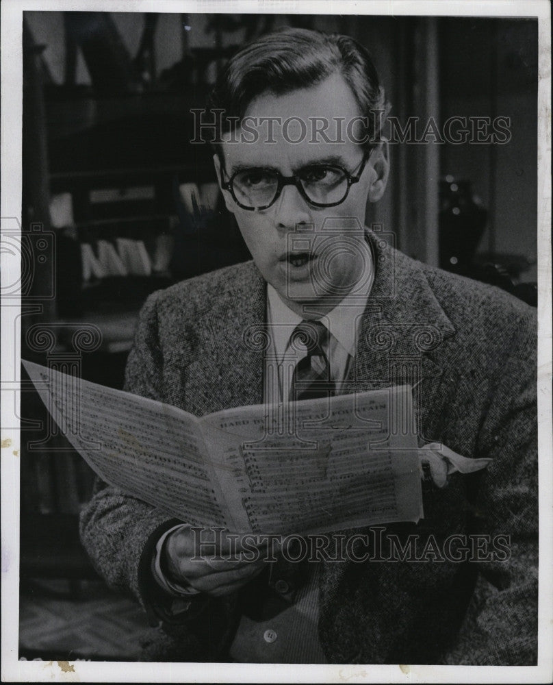 1958 Press Photo Ian Carmichael stars in "Lucky Jim" - Historic Images