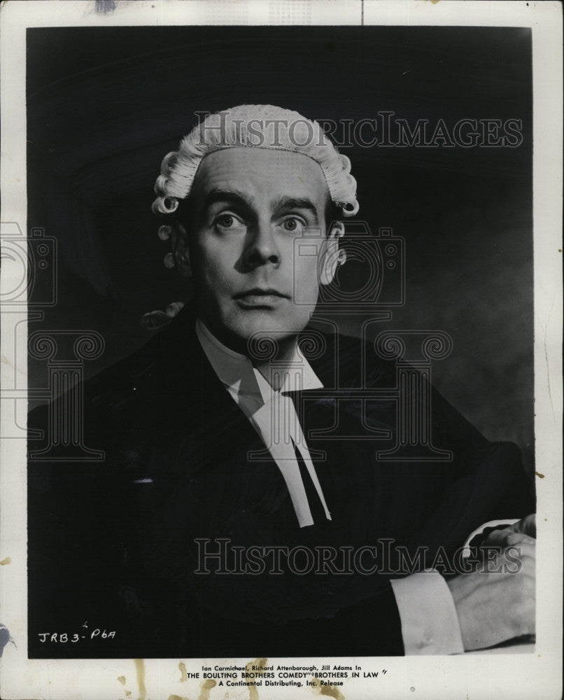 1957 Press Photo Ian Carmichael stars in &quot;Brothers In Law&quot; - Historic Images