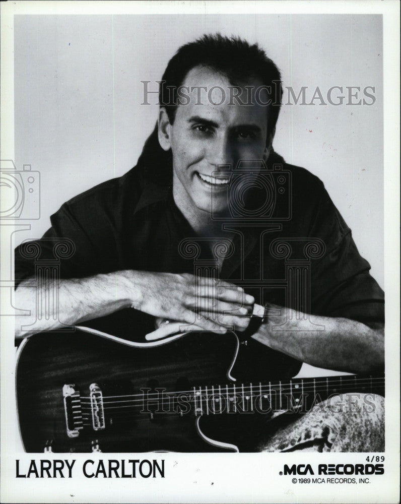 1989 Press Photo Larry Carlton - Historic Images