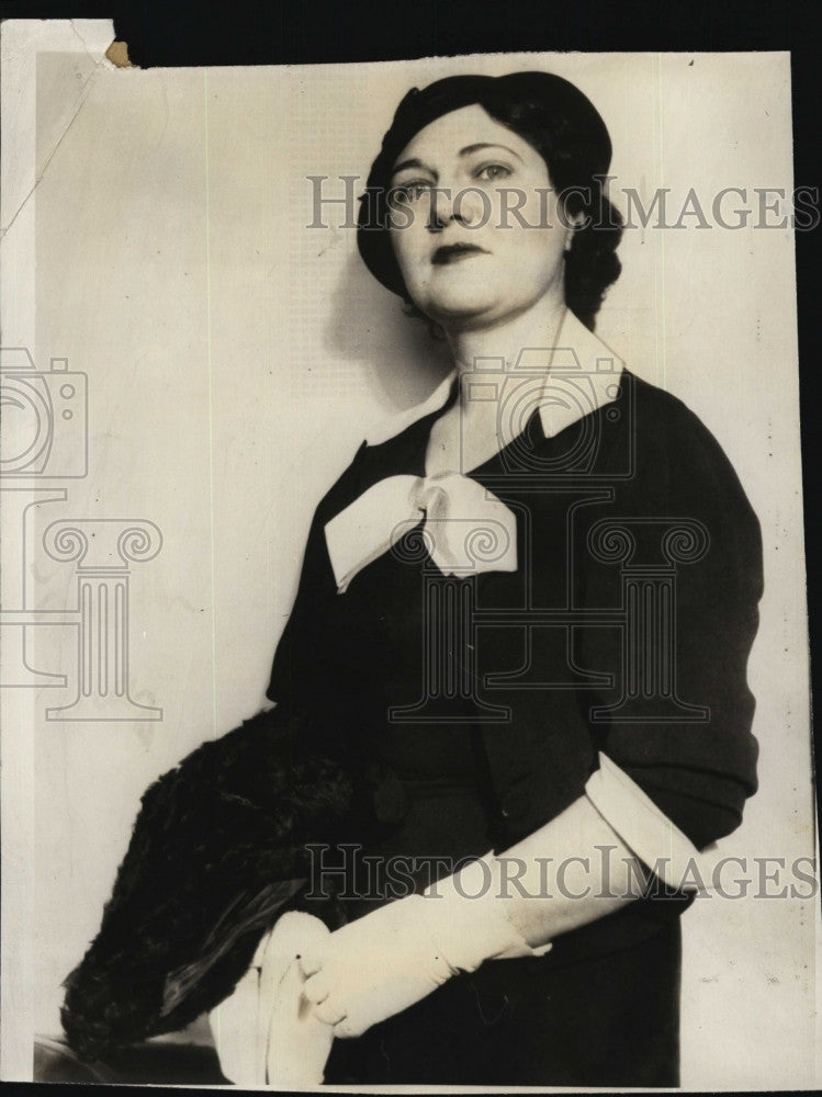 1933 Press Photo Marie O&#39;Connot Dodge Divorced From John Duval Dodge Car Magnate - Historic Images