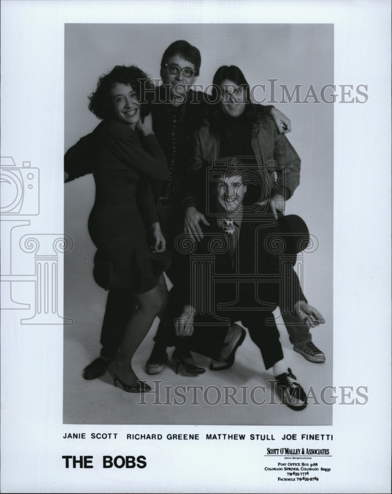 Press Photo The Bobs: Janie Scott, R. Greene, M. Stull, J. Finetti - Historic Images