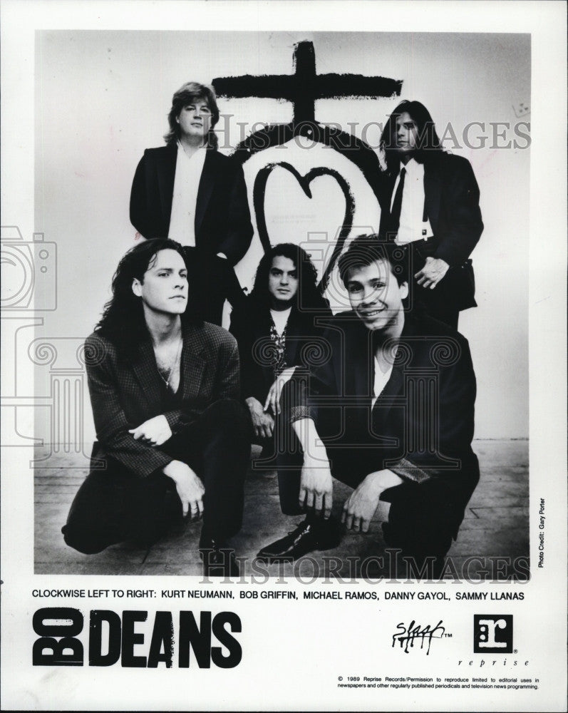 1989 Press Photo BoDean&#39;s, roots rock and heartland rock band. - Historic Images