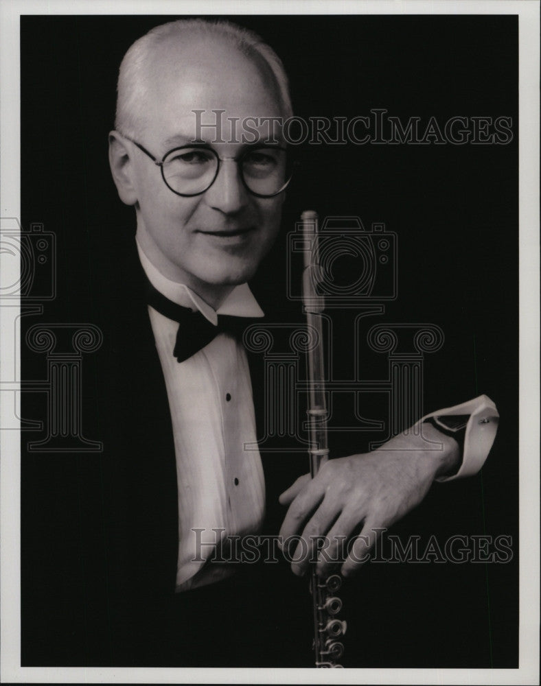 Press Photo Flute player Fenwick Smith - Historic Images