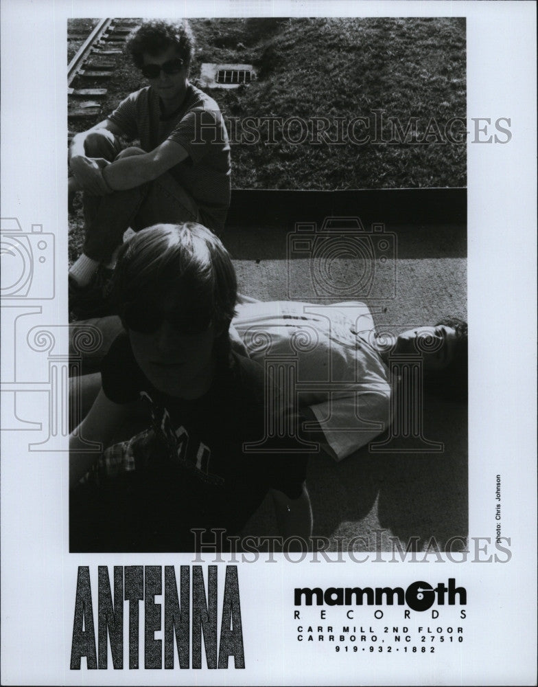 Press Photo Band &quot;Antenna&quot; on Mammoth Records - Historic Images