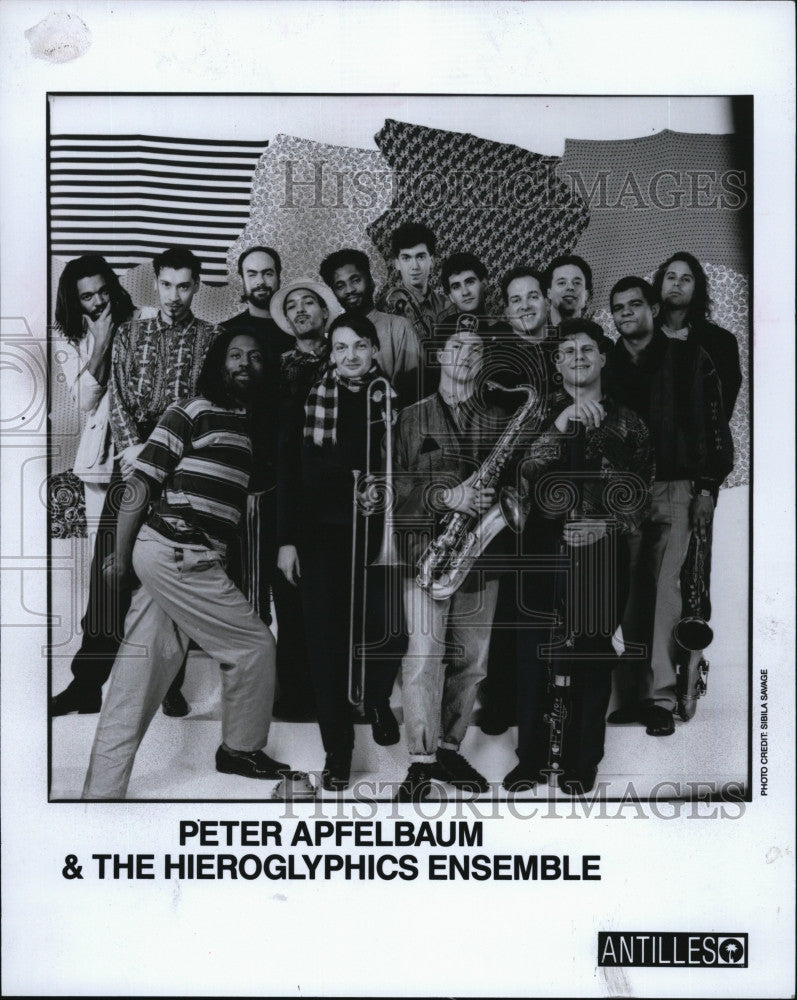 1992 Press Photo Peter Apfelbaum &amp; The Hierglyphics Ensemble - Historic Images