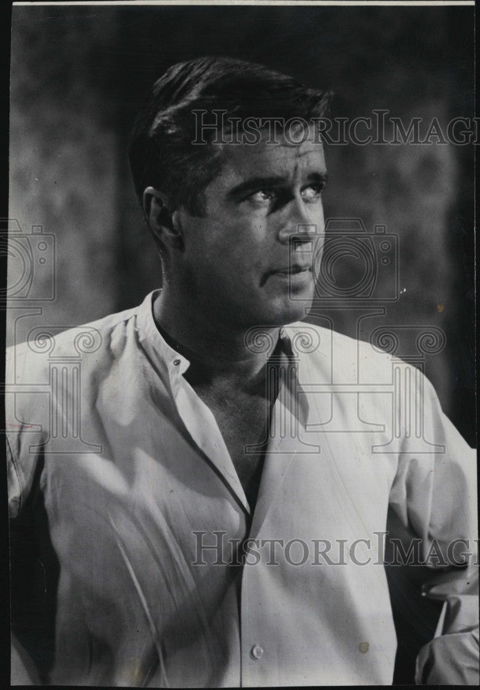 1965 Press Photo George Peppard in &quot;Operation Crossbow&quot; - Historic Images