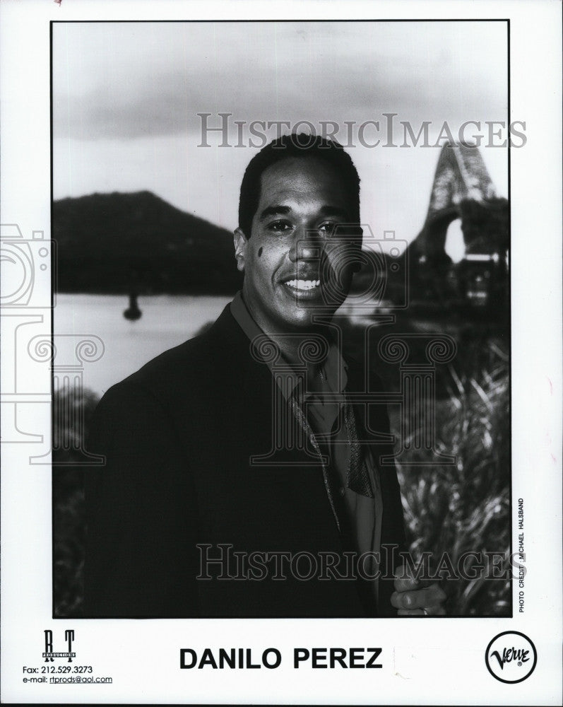 2000 Press Photo Pianist, Danilo Perez on Verve label - Historic Images