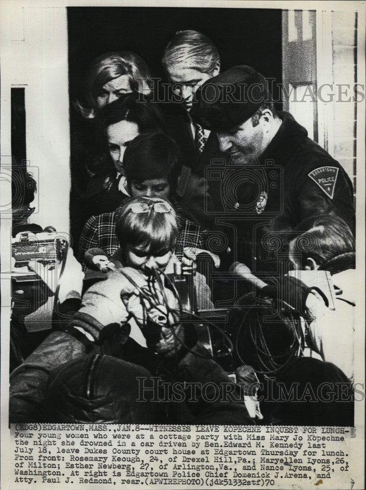 1970 Press Photo Rosemary Keough, M. Lyons, Esther Newberg, Nance Lyons - Historic Images
