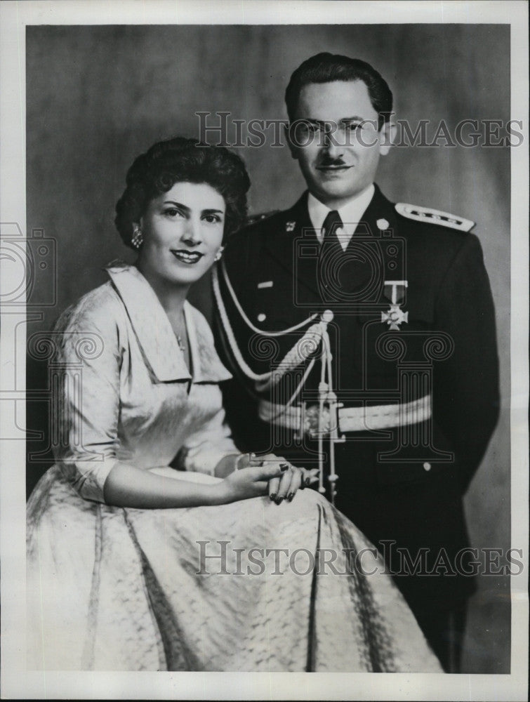 1955 Press Photo President and Mrs. Carlos Castillo Armas of Guatemala - Historic Images