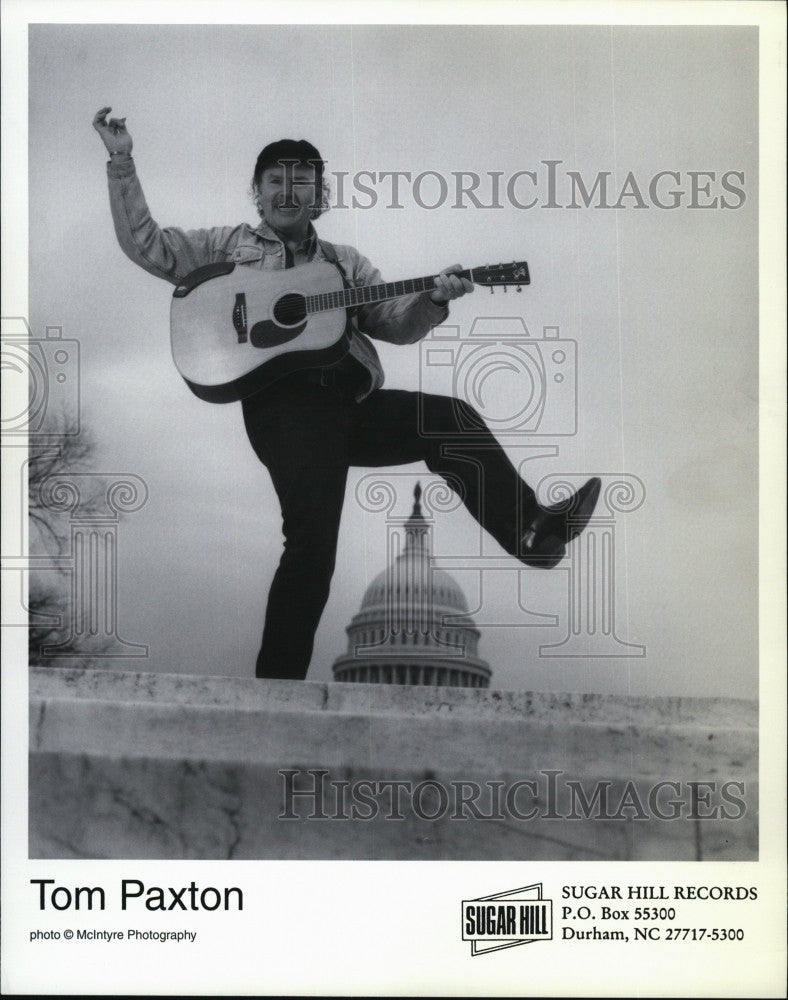 Press Photo  Musician Tom Paxton on Sugar Hill Records - Historic Images